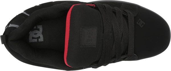 DC Court Graffik Skateboarding Shoes Mens Leather-4