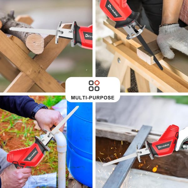 Devaukee Cordless Reciprocating Saw Battery Powered-6
