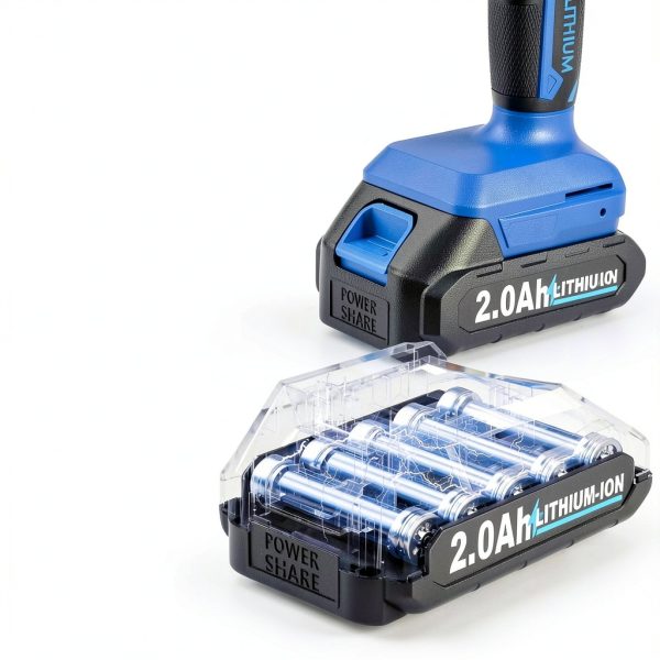 FULLYEA Cordless Reciprocating Saw Blue Carbon Steel-6