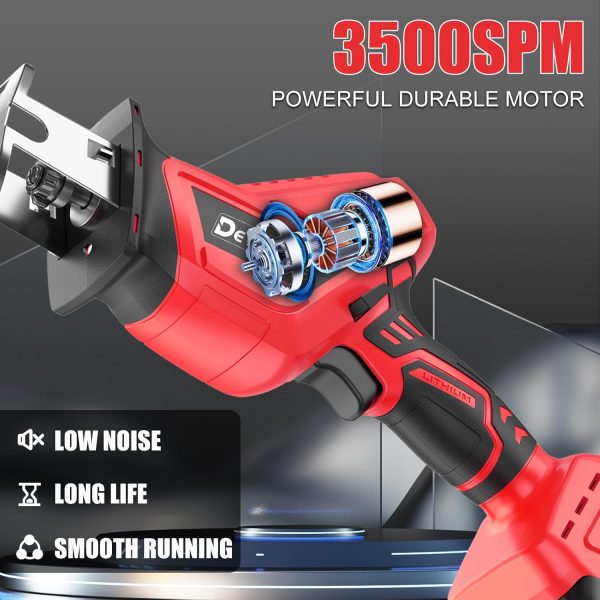 Devaukee Cordless Reciprocating Saw Battery Powered-2