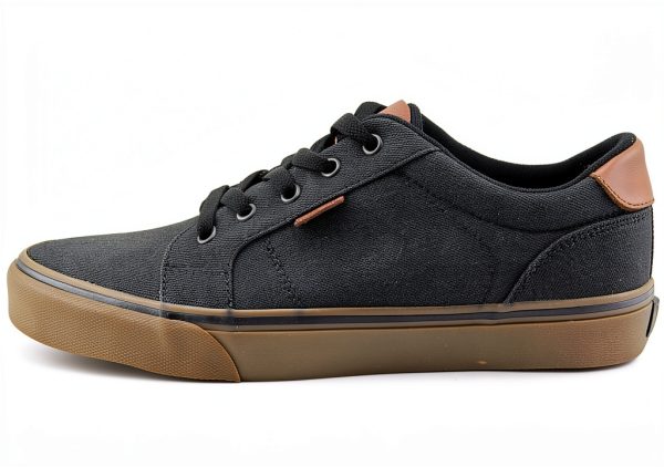 Vans Bishop Low‑Top Canvas Sneakers Men Black Gum-2