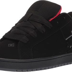 DC Court Graffik Skateboarding Shoes Mens Leather-0