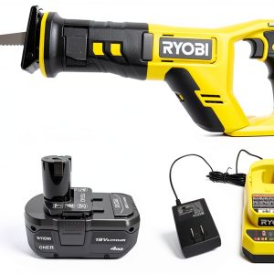RYOBI 18V Cordless Recip Saw Green PCL515K1-0