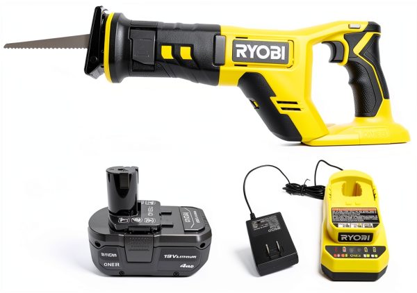 RYOBI 18V Cordless Recip Saw Green PCL515K1-0