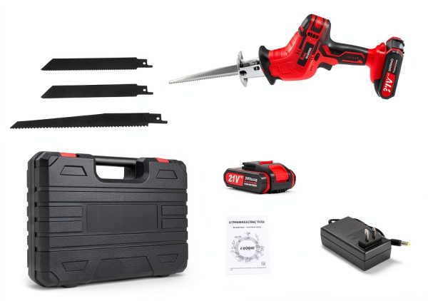 Reciprocating Saw BDJHMP 21V Battery Powered Red-6