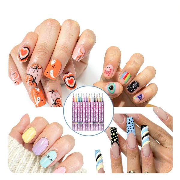 Nail Art Pens GRKZBKW Beauty Nail Decoration-6
