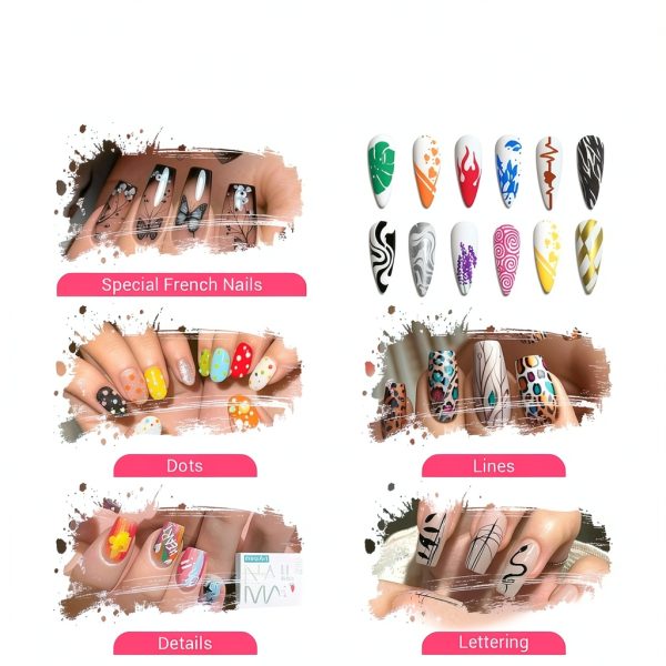 Nail Art Pens GRKZBKW Beauty Nail Decoration-4