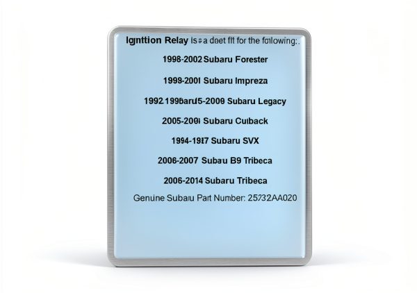 Generic Automatic Ignition Relay for Subaru Impreza Legacy-4