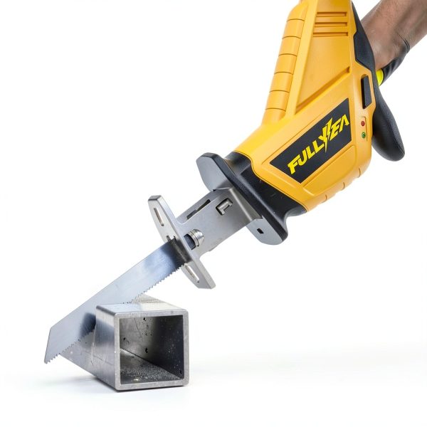 FULLYEA Cordless Reciprocating Saw Yellow Steel-5