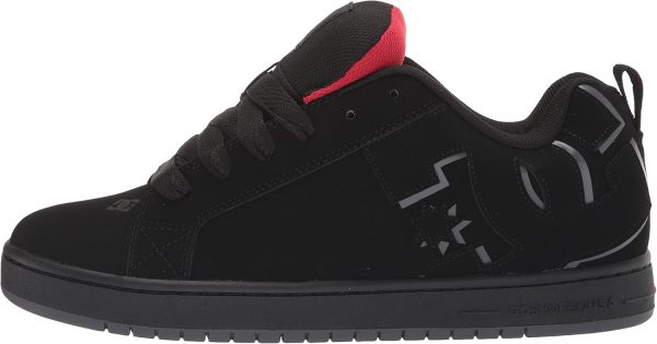 DC Court Graffik Skateboarding Shoes Mens Leather-7