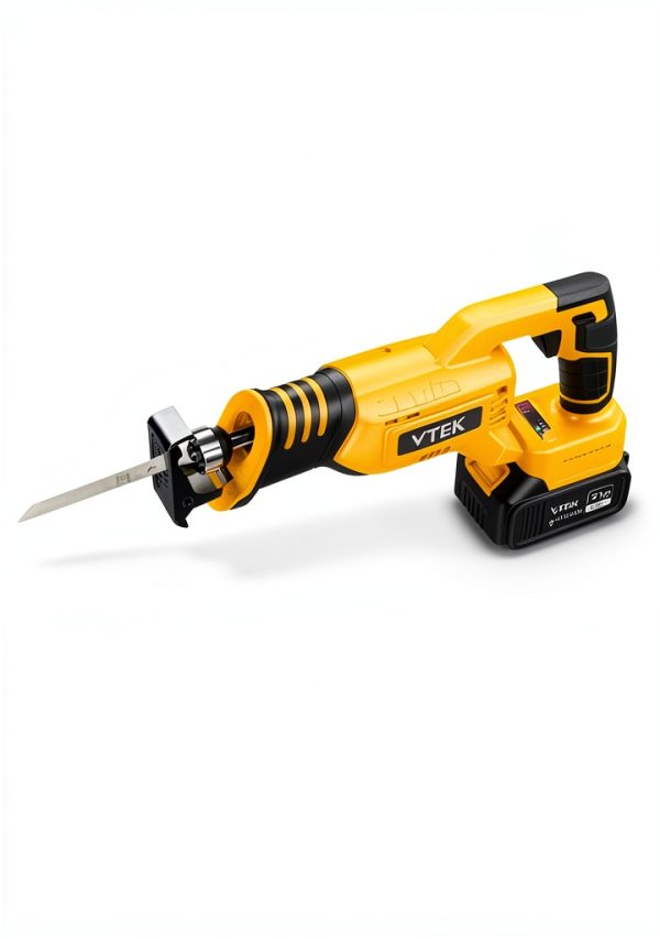 VTEK Brushless Reciprocating Saw Yellow 20V-2