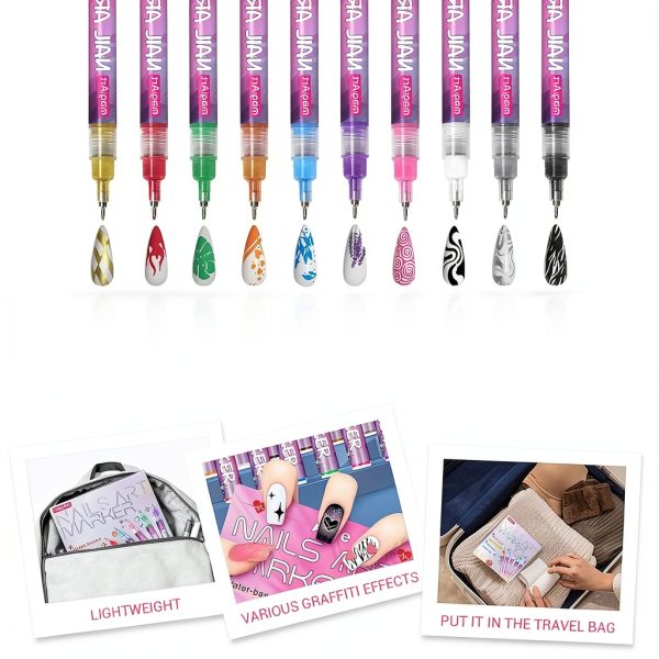 Nail Art Pens GRKZBKW Beauty Nail Decoration-5