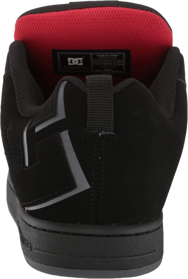 DC Court Graffik Skateboarding Shoes Mens Leather-2