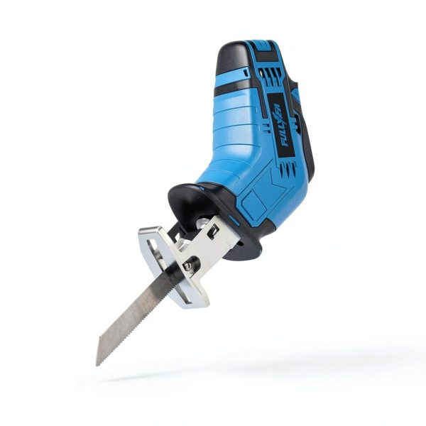 FULLYEA Cordless Reciprocating Saw Blue Carbon Steel-4