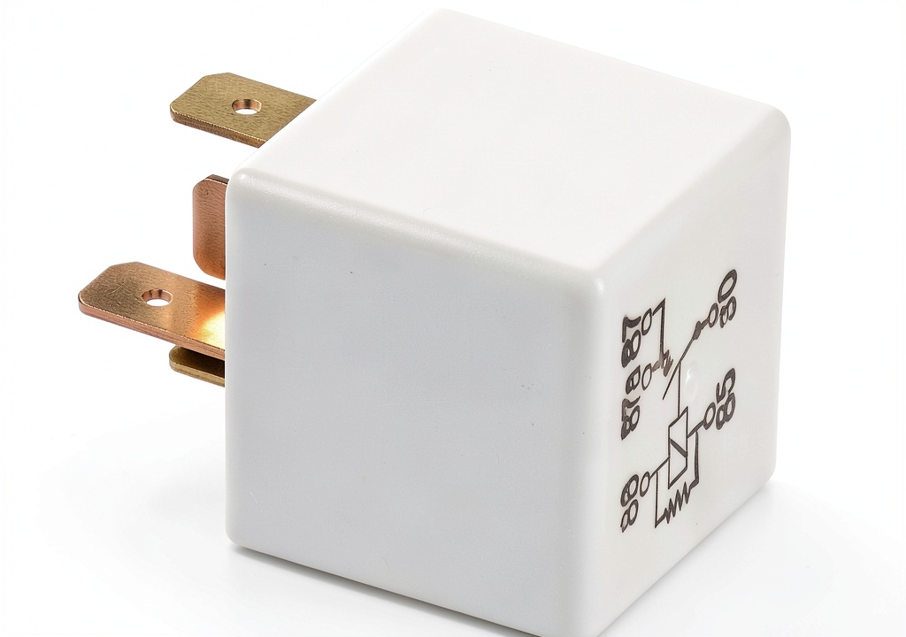 Sawyer Auto ignition relay installed in a vehicle engine compartment
