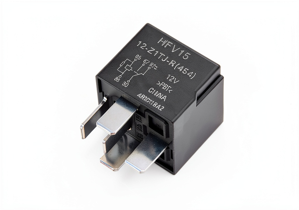 Ignition relay installed on a GM vehicle's engine bay