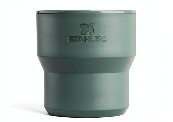 Stanley Wildfare Go 4-Piece Stainless Steel Two Cup Cook Set | 32 oz Pot and Lid with Fold & Lock Handle | 2 Stacking Cups | Camping Essentials for Your Camp Kitchen | BPA-Free | Shale + Charcoal-2