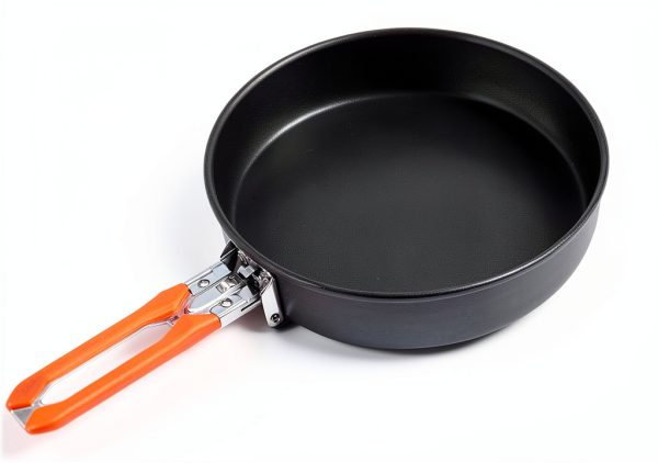 Fire-Maple 7.6 Inch Camping Frying Pan w/Nonstick Coating | Durable Lightweight Camping Skillet for Cooking Egg Steak | Outdoor Kitchen Equipment Gear | Portable Backpacking Cooking Pan-0