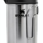 STANLEY All In One French Press Coffee Maker 32 oz | 5 Minute Brew, 4 Hours Hot | Mesh Filter for Coffee Grounds | Insulated Stainless Steel French Press | BPA-Free | Stainless-0